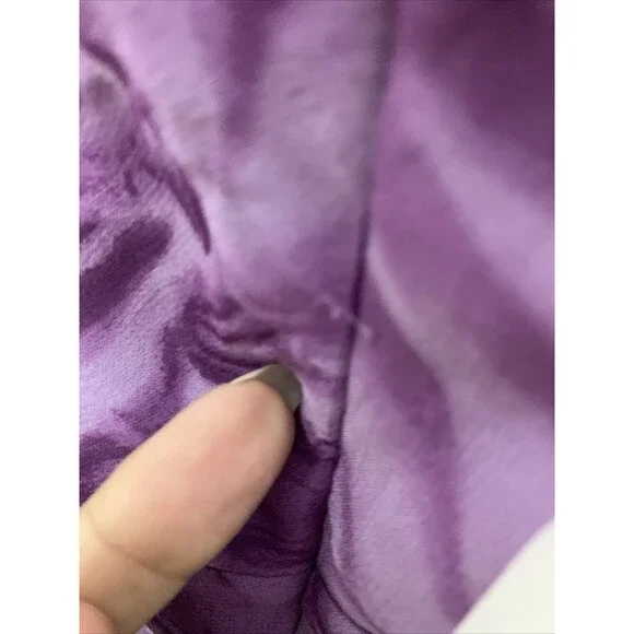 VtG Jonathan Martin 100% Silk Dress Y2K Fairy Babydoll Purple Sheer Sz 6 NWT - Picture 15 of 16